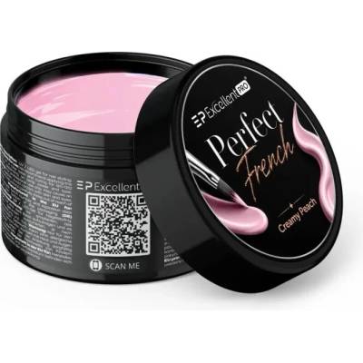 Excellent PRO Perfect French Creamy Peach gel pro francouzskou manikúru a zdobení 4g