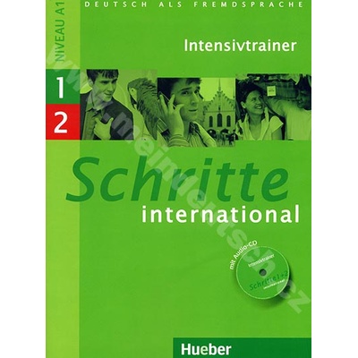 Schritte international 1 a 2 cvičebnica nemčiny vr. audioCD Intensivtrainer
