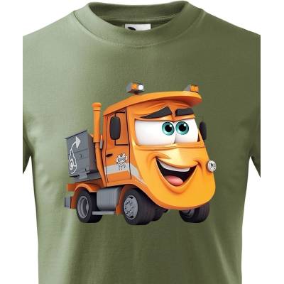Dětské tričko Nákladní automobil Military Canvas Dětské tričko Bezvatriko.cz 1974