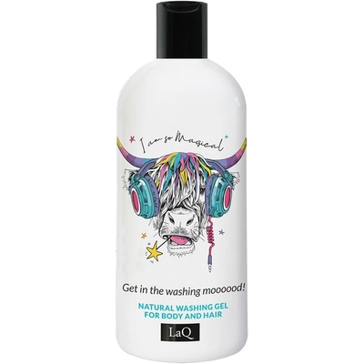LaQ Душ гел за коса и тяло LaQ Music Purifies Cow (838890)