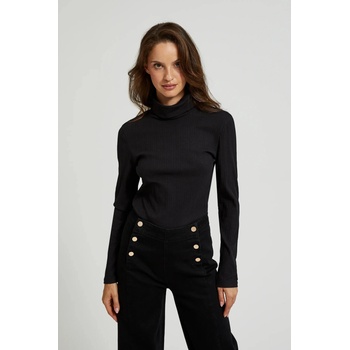 Moodo Черен дамски топ с дълъг ръкав Moodo | Cheren | ЖЕНИ | XS