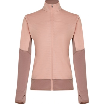icebreaker Women Merino Blend 300 RealFleece Descender LS Zip Размер: L / Цвят: розов