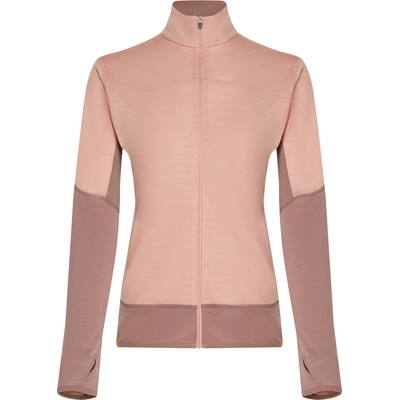 icebreaker Women Merino Blend 300 RealFleece Descender LS Zip Размер: L / Цвят: розов