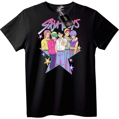 NOONEBRAND Тениска Sailor Boys Аниме - 2XL, White