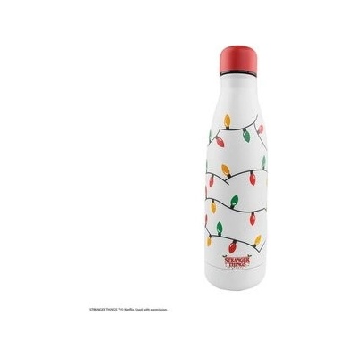 Stranger Things Nerezová láhev 500 ml Christmas lights