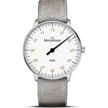 MeisterSinger NES901G Šedý kožený řemínek