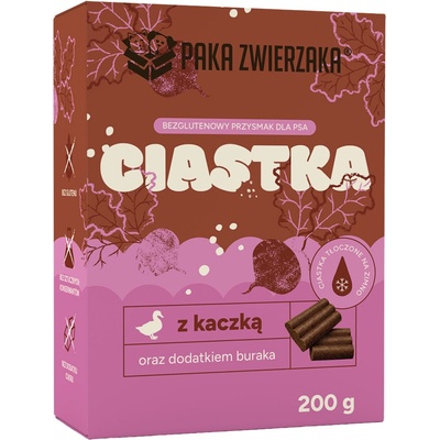 PAKA ZWIERZAKA Sušenky Kachna s červenou řepou 200 g