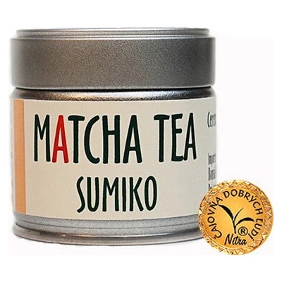 Čajovňa dobrých ľudí Matcha Sumiko BIO čaj v dóze čajovne 40 g