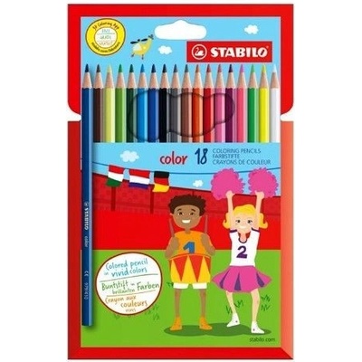 Pastelky STABILO color sada 18 ks