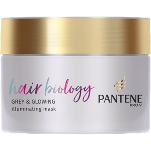 Pantene Hair Biology Grey & Glowing Маска за бяла и сива коса 160мл (1254)