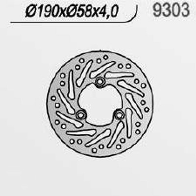 NG Brzdový kotúč NG 9303