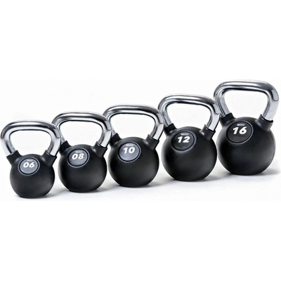 RUBBER Kettlebell CHROM PROFI 18 kg