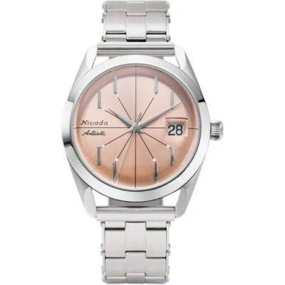 Nivada Grenchen Antarctic Salmon Spider Forstner Rivet