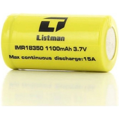 Batéria Listman 18350 1100mAh 9A