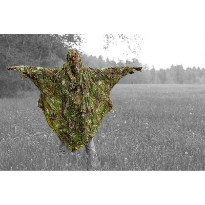 Ghosthood Maskovacie pončo Ghost Hoodie IRR Concamo Green
