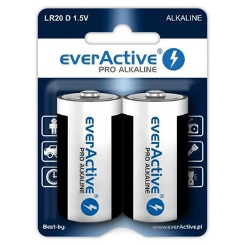 everActive Батерии EverActive LR20 1, 5 V (2 броя) (EVLR20-PRO)