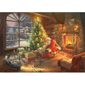 Schmidt Spiele - Puzzle Kinkade: Santa Claus - 1 000 piese
