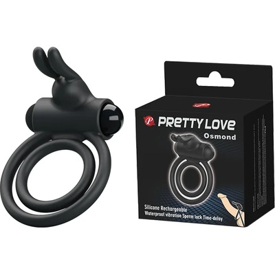 Двоен пенис пръстен, вибриращ - Pretty Love Osmond (D-219979)