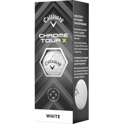 Callaway Chrome Tour X white 3 pcs