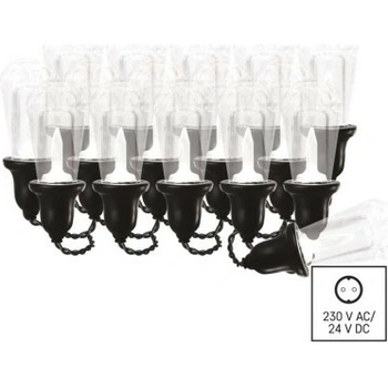 Emos DCPW04 16 LED reťaz 16x párty žiarovky číre 3,6 m vonkajšia aj vnútorná studená biela