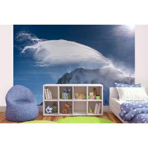 DIMEX ART Самозалепваща се флизелинова фототапета облак над планината 375 x 250 см