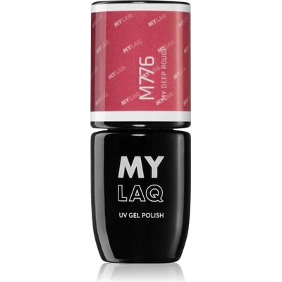 MylaQ UV Gel Polish гел лак за нокти цвят My Deep Rouge 5ml