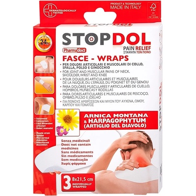 STOPDOL náplasti proti bolesti XL 8 x 21,5 cm 3 ks