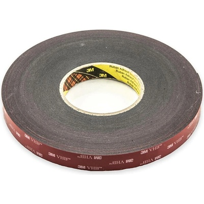 3M VHB 5925F Oboustranná vysokopevnostní akrylová páska černá 33 m x 26 mm
