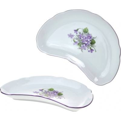 Český porcelán, Dubí Miska na kosti fialky 22 cm