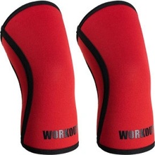 Workout Bandáž kolene WORKOUT 5 mm pár červená