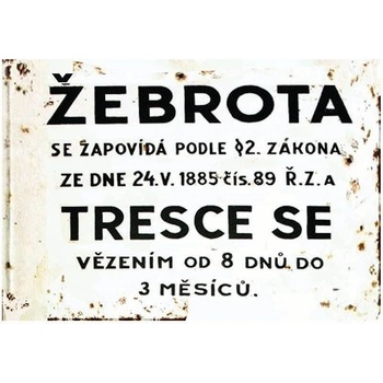 Ceduľa Žebrota Trece Se
