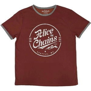 Alice In Chains Circle Emblem Ringer Red L Риза (AICRG13MR03)