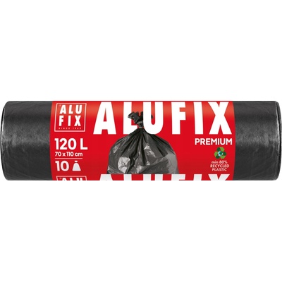 Alufix Vrecia na odpadky PROFI LDPE 120 l 45µm 10 ks čierne