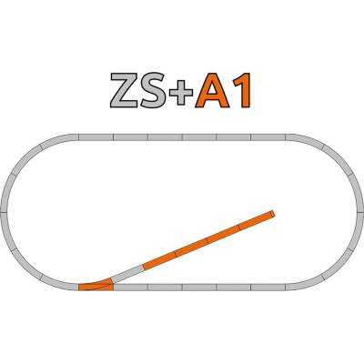 Roco Sada koľají A1 s podložím 61150