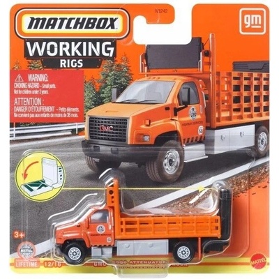 Matchbox Working Rigs GMC 3500 Tlumič v nákladním autě hračku