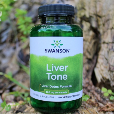Swanson Liver Tone Detox Formula 300 mg 120 kapsúl