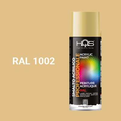 HQS akrylová farba v spreji 400 ml RAL 1002 lesklá