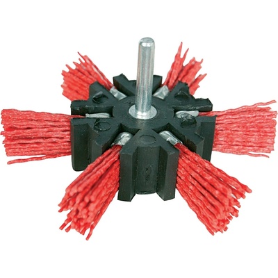 Radiálna nylonový stopková kefa 100 mm 6d hrubá Silverline 633557