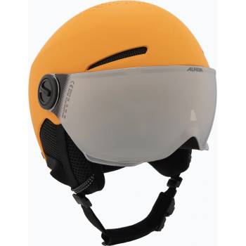 Alpina Детска ски каска Alpina Zupo Visor Q-Lite burned/ yellow matt