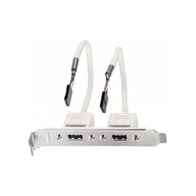 LINDY PC Back Plate, USB 2.0, 2 Port