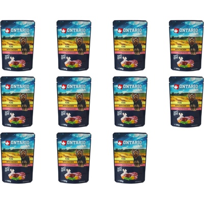 Ontario vepřové s kuřecím ve vývaru 11 x 100 g