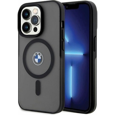 BMW Кейс BMW BMHMP14XDSLK за iPhone 14 Pro Max 6.7", черен / черен, твърд, Signature MagSafe (BMW000630-0)