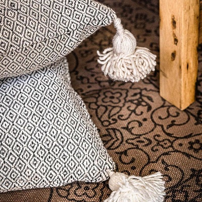 My Soul Depot Възглавница Мароко с пискюли 001 (ber058)