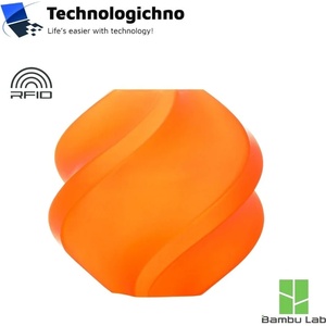 Bambu Lab PLA Translucent Bambu Orange With Spool (A17-A0-1.75-1000-SPL)