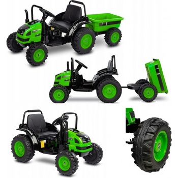 Toyz Elektrický traktor Hector zelená
