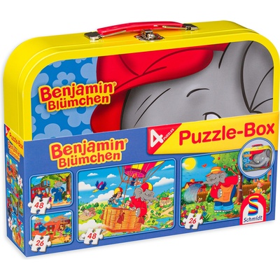 Schmidt Spiele Пъзел Schmidt 4 в 1 - Слончето Бенджамин (55594)
