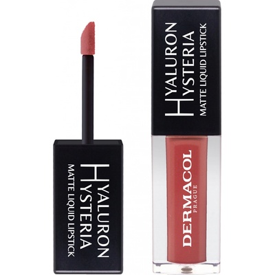 Dermacol Hyaluron Hysteria Matte Liquid Lipstick tekutý rúž so zmatňujúcim účinkom No,12 4,5 ml