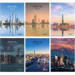 STREET Тетрадка с телчета А5, 80л, ШР, БГ, Skyline (30856-А-SKYLINE)