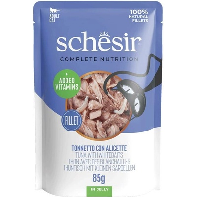Schesir Cat C&B Wet Adult Tuniak s ančovičkami v želé 85 g