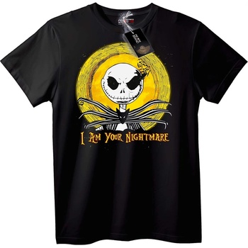 NOONEBRAND Тениска Джак Скелингтон Аз Съм Твоят Кошмар - 6XL, Black
